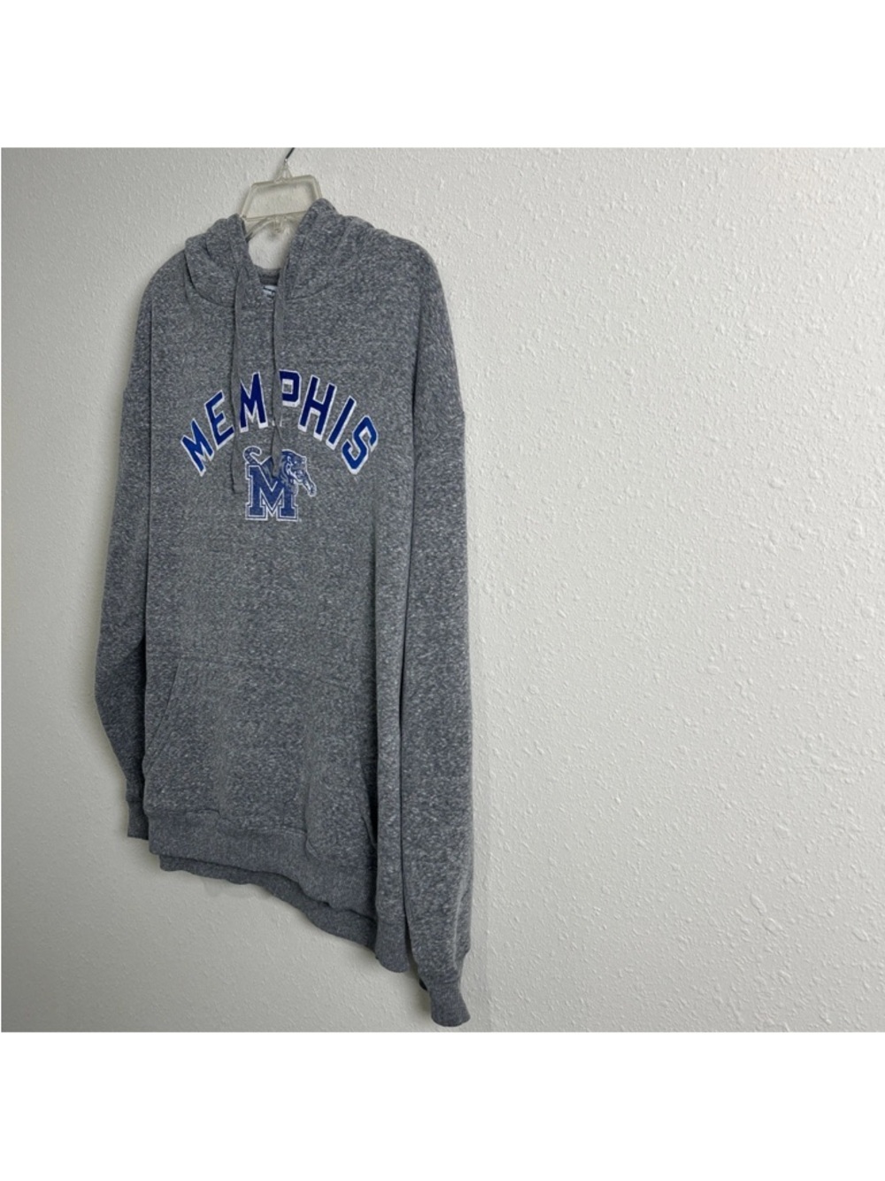 Champion Memphis Tigers Gray Hoodie Fleece Sweatshirt Men’s 2XL NCAA University - Picture 8 of 11